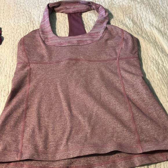 Pink Racerback Athletic Tank Top - Picture 3 of 4